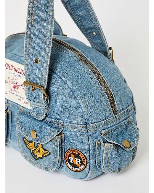 True Religion Denim Patch Purse