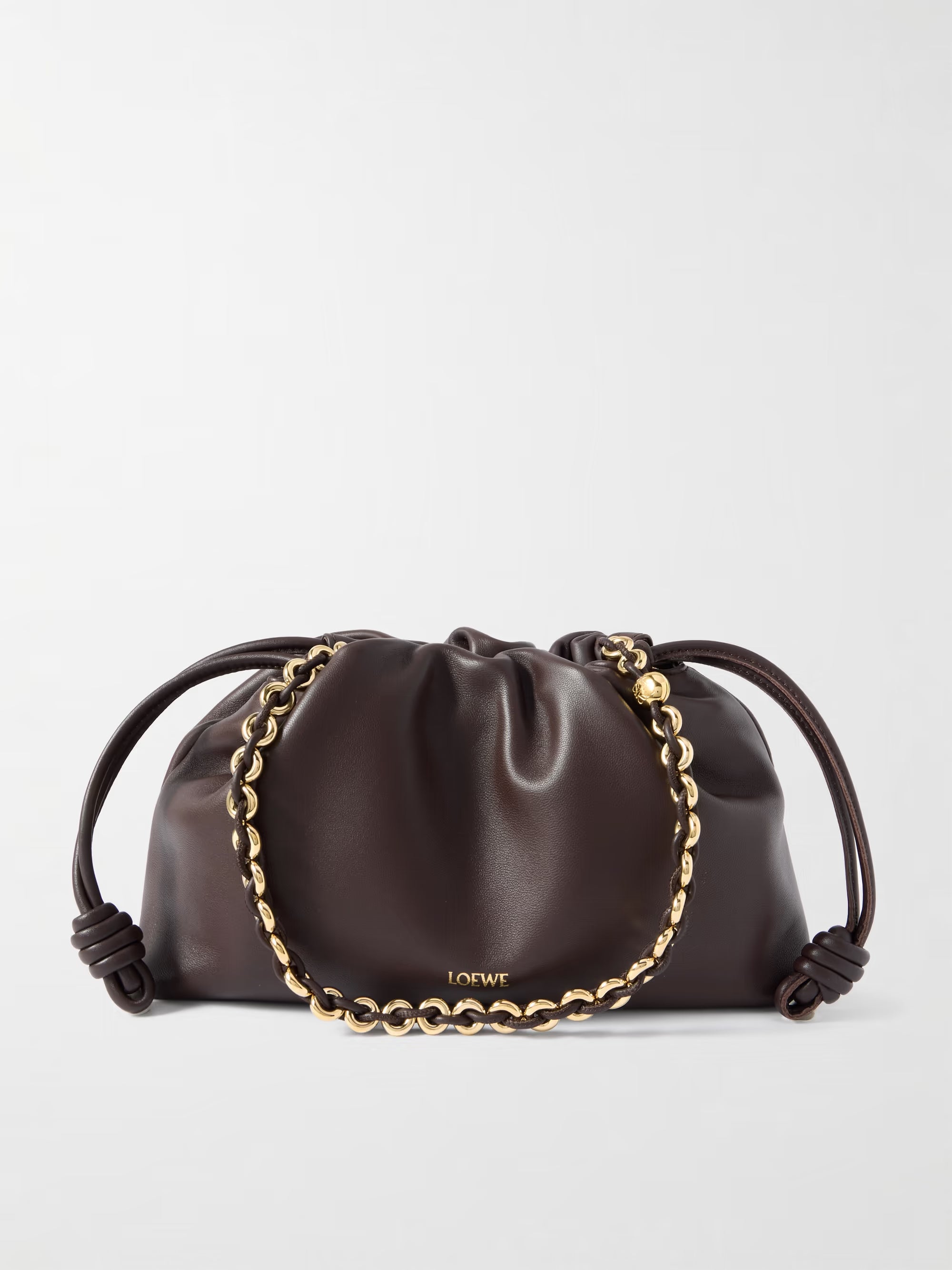 Loewe Brown Medium Flamenco Purse