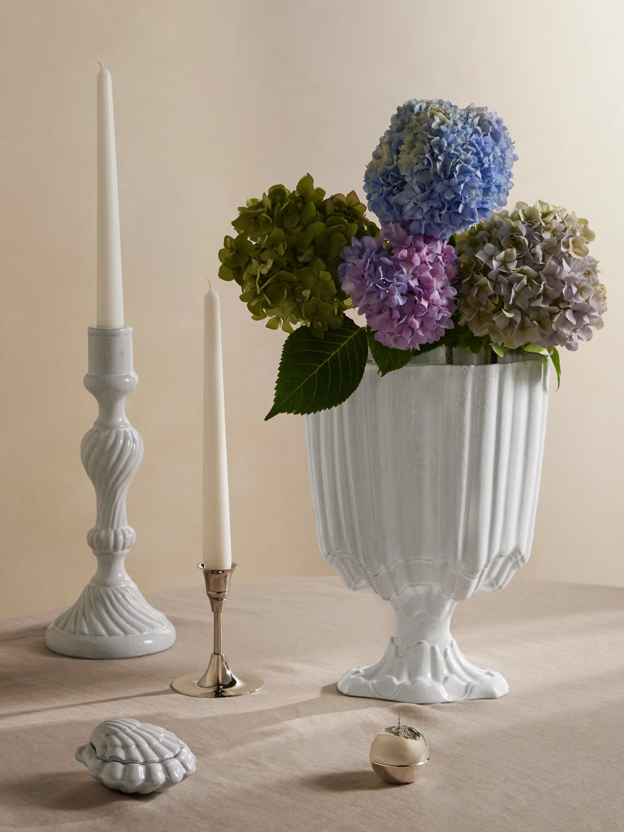 Astier de Villatte Rocaille Ceramic Vase