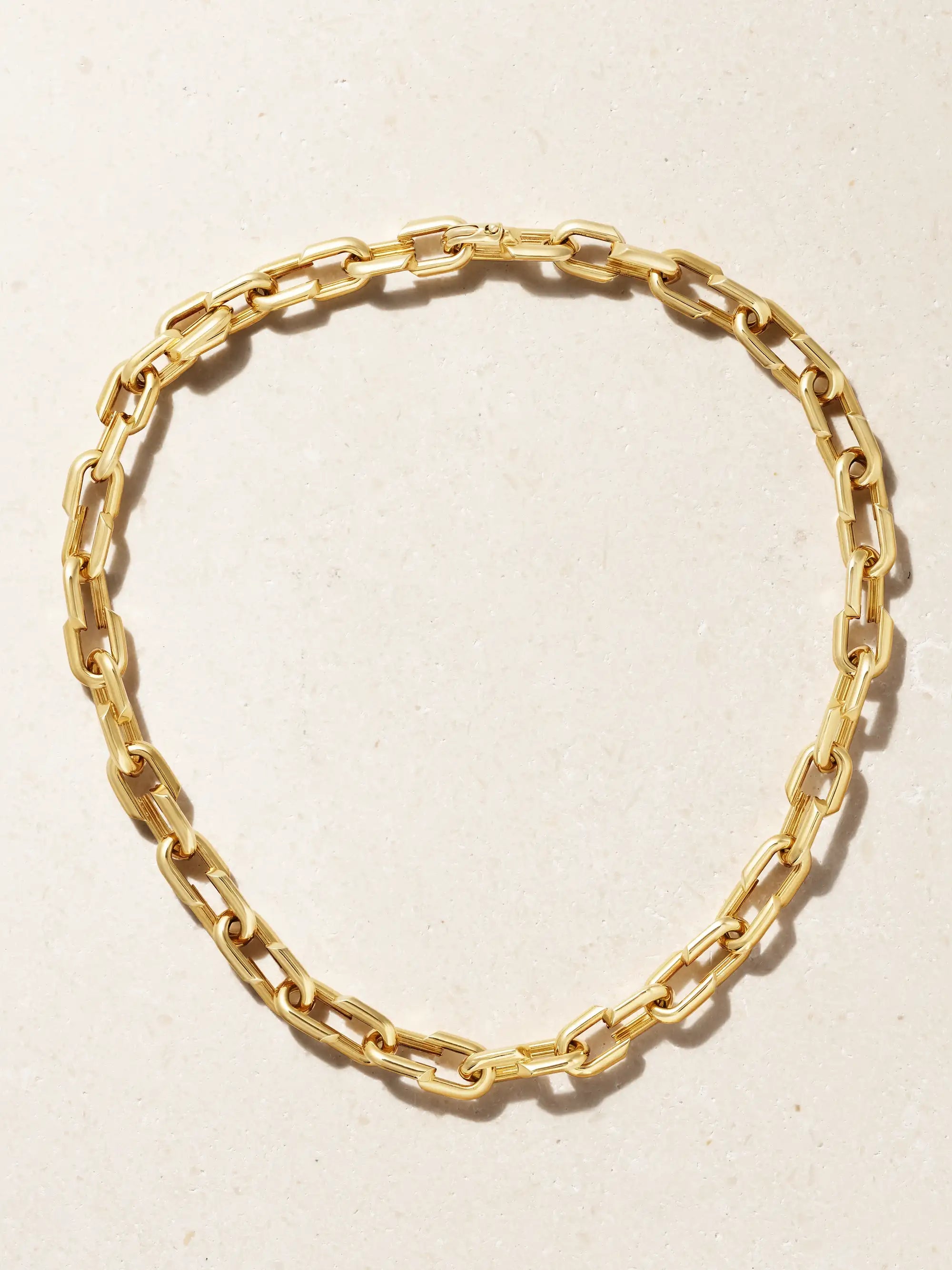 Foundrae Medium Strong Hearts 18-karat gold necklace