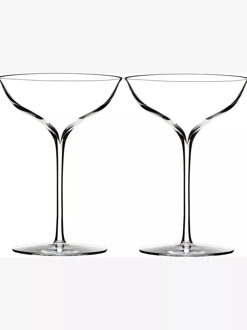 Waterford Elegance Belle Coupe Glasses Set of Two